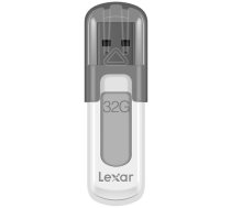 Lexar JumpDrive V100 USB zibatmiņa 32 GB USB Type-A 3.2 Gen 1 (3.1 Gen 1) Pelēks, Balts
