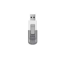 Lexar JumpDrive V100 USB zibatmiņa 128 GB USB Type-A 3.2 Gen 1 (3.1 Gen 1) Pelēks, Balts