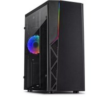 Datora korpuss Inter-Tech B-02 RGB Tower Black