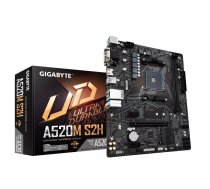 GIGABYTE A520M S2H mātes plate AMD A520 Ligzda AM4 mikro ATX