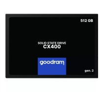 2.5" SATA III SSD GOODRAM SSDPR-CX400-512-G2 — 512 GB, 550/500 MB/s, 3D TLC