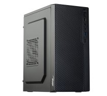 Datora korpuss Akyga AK36BK Micro Tower melns — Micro Tower, atbalsta Flex-ATX/Mini-ITX/Micro-ATX, GPU max 25 cm, CPU dzesētājs max 14 cm
