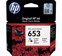 HP 653 Tri-color Original Ink Advantage Cartridge
