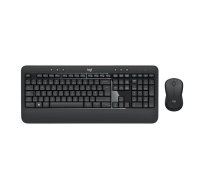 Logitech Advanced MK540 tastatūra Pele iekļauta USB QWERTY Itāļu Melns, Balts