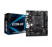 Asrock A520M-HDV Ligzda AM4 mikro ATX