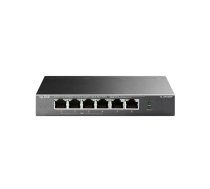 TP-Link TL-SF1006P tīkla pārslēgs Nepārvaldīts Fast Ethernet (10/100) Power over Ethernet (PoE) Melns