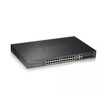 Zyxel GS2220-28HP-EU0101F tīkla pārslēgs Vadīts L2 Gigabit Ethernet (10/100/1000) Power over Ethernet (PoE) Melns