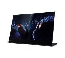 Lenovo M14t LED display 35,6 cm (14") 1920 x 1080 pikseļi Full HD Skārienjūtīgais ekrāns Melns