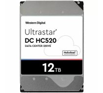 Western Digital Ultrastar DC HDD Server HE12 (3,5'', 12 TB, 256 MB, 7200 RPM, SATA 6 Gb/s, 512E SE) SKU: 0F30146