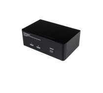 KVM slēdzis StarTech.com 2 Port Dual DisplayPort USB