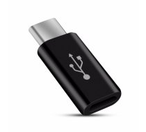 Mocco MC-AD-TCM-BK universāls adapteris Micro USB (vīrietis) uz USB Type-C (sieviete) melns