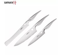 Samura Reptile Nažu kompl. Paring 82mm / Utility 168mm / Chef's 200mm no AUS 10 Japāņu tērauda 60 HRC