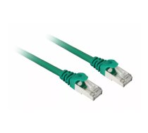 Sharkoon savienojuma tīkla kabelis SFTP, RJ-45, ar Cat.7a neapstrādātu kabeli (zaļš, 50cm)