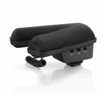 Pārkameras mikrofons Sennheiser MKE 440 — superkardioīds, vads, 3,5 mm, barošanai 2×AAA, max SPL 132 dB, melns