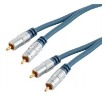 Kabel HiFi Audio Cinch 2-fach (St)/(St) 1,0m *shiverpeaks professional* (40102-1MHQ)