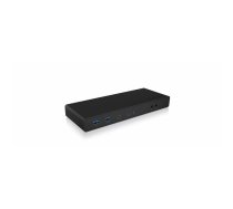 Piezīmjdatora doks RaidSonic IB-DK2245AC Vadu USB 3.2 Gen 1 Type-C Melns
