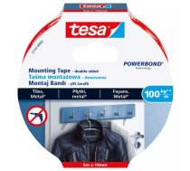 Līmlente tesa® Powerbond Ultra Strong, īpaši stipra, abpusēja, 5m x 19mm