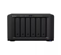 Synology DiskStation DS1621+ datu uzglabāšanas serveris NAS Desktops Ethernet/LAN savienojums Melns V1500B