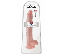 King Cock 14" loceklis ar bumbiņām