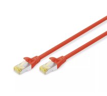 Tīkla kabelis Digitus CAT 6A S/FTP RJ-45 Cat6a 10m Sarkans