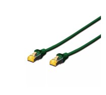 Pārejas kabelis Digitus CAT 6A S/FTP DK-1644-A-0025/G 0.25m Zaļš