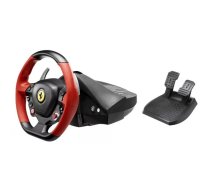 Thrustmaster Ferrari 458 Spider Melns, Sarkans Stūre + pedāļi Xbox One