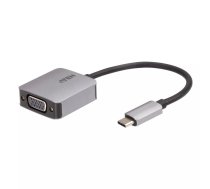 ATEN UC3002A-AT video kabeļu aksesuārs USB Veids-C VGA (D-Sub) Melns, Sudrabs