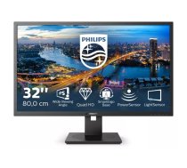 Philips B Line 325B1L/00 monitori 80 cm (31.5") 2560 x 1440 pikseļi 2K Ultra HD LCD Melns