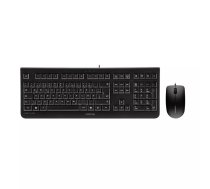 Klaviatūra Pele iekļauta CHERRY DC 2000 Universāla USB AZERTY Beļģu Melna