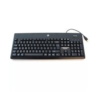 HP 724720-051 tastatūra USB AZERTY Franču Melns