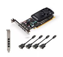 PNY VCQP1000DVIV2-PB video karte NVIDIA Quadro P1000 V2 4 GB GDDR5