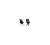 Topstar vadītāju krēsls "Comfort Point 127.00cm (50"), hroms / melns atzveltne / sēdeklis ar PU ādas imitāciju, ar jostas daļu - 1 gab. (7819 D60)