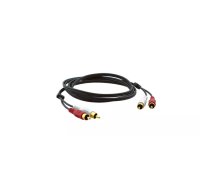 Kramer Electronics 2xRCA, M/M, 0.6m audio kabelis 0,6 m RCA Melns