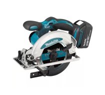 Makita DSS610RTJ portatīvais cirkulārais zāģis 16,5 cm Melns, Zils 3700 RPM