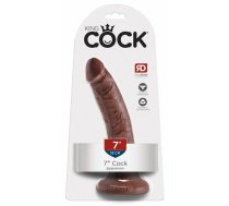 King Cock 7" Cock Brown