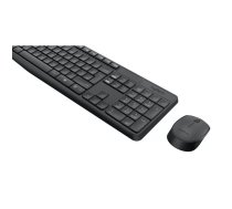 Bezvadu tastatūra un pele Logitech MK235 Melna — kompakts bezvadu komplekts