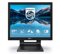 Philips 172B9TL/00 monitori 43,2 cm (17") 1280 x 1024 pikseļi Full HD LCD Skārienjūtīgais ekrāns Melns