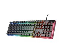 Klaviatūra Trust GXT 835 Azor Gaming USB Vācu Melna