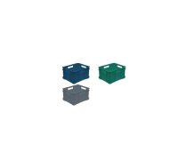 keeeper uzglabāšanas kaste Euro-Box L "bruno eco", pelēka krāsa: ekoloģiski pelēka, 20 litri, izgatavota no 100% pārstrādātas plastmasas, - 1 gab (1545613800000)