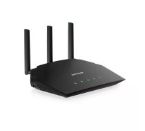 NETGEAR Nighthawk 4-Stream AX1800 WiFi 6 Router (RAX10) bezvadu rūteris Tīkls Gigabit Ethernet Divkāršā frekvenču josla (2.4 GHz / 5 GHz) Melns