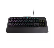 ASUS TUF Gaming K5 tastatūra Speļu USB QWERTY Itāļu Melns