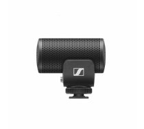 Mikrofons Sennheiser MKE 200 — vadu superkardioīds, 3,5 mm, 40–20 kHz, kompakts (60×39×69 mm), 48 g, melns