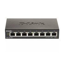 D-Link DGS-1100-08V2 tīkla pārslēgs Vadīts L2 Gigabit Ethernet (10/100/1000) Melns