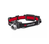 Galvas lukturis Ledlenser H8R — uzlādējams Li‑Ion 3400 mAh, 600 lm, staru attālums 150 m, IPX4, 158 g