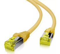 Helos ultra flex savienojuma kabelis S/FTP Cat 6a TPE dzeltens 15,0 m - Ļoti elastīgs savienojuma kabelis - Ideāli piemērots, piemēram, mediju tehnoloģijām vai optimizētai kabeļu pārvaldībai tīkla ska