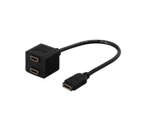 HDMI kabelis Deltaco HDMI-13 0.1m