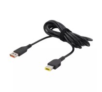 Strāvas adapteris DELTACO YOGA3 USB, 2,5 m, melns / SMP-KA110