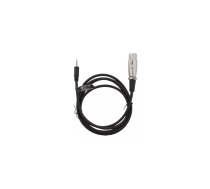 Adapteris DELTACO XLR uz 3,5 mm, 1,5 m, 3 kontakti XLR, Cisco pinout, melns / XLR-2000