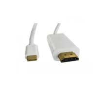 Video kabeļa adapteris CMYK HL38874 1 m HDMI Type A USB Type-C Balts