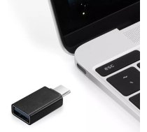 Pārejas kabelis Gembird USB Type-C uz USB Type-A, melns, A-USB2-CMAF-01